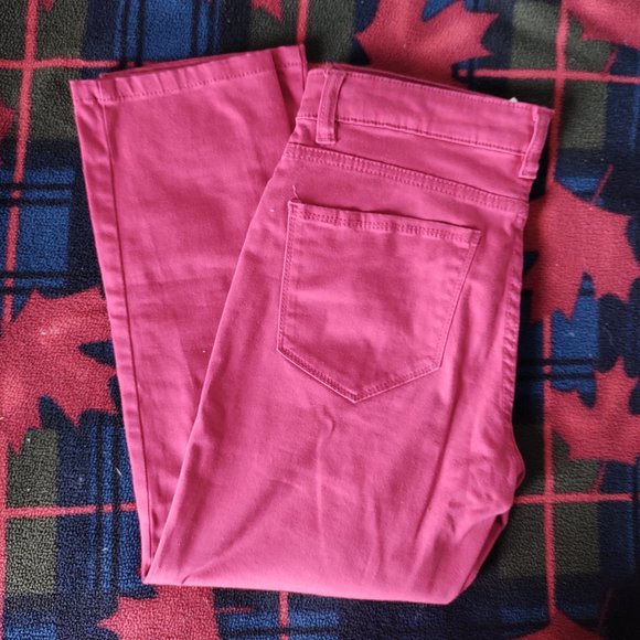Joe Fresh Fuchsia Capri Pants - Picture 1 of 8
